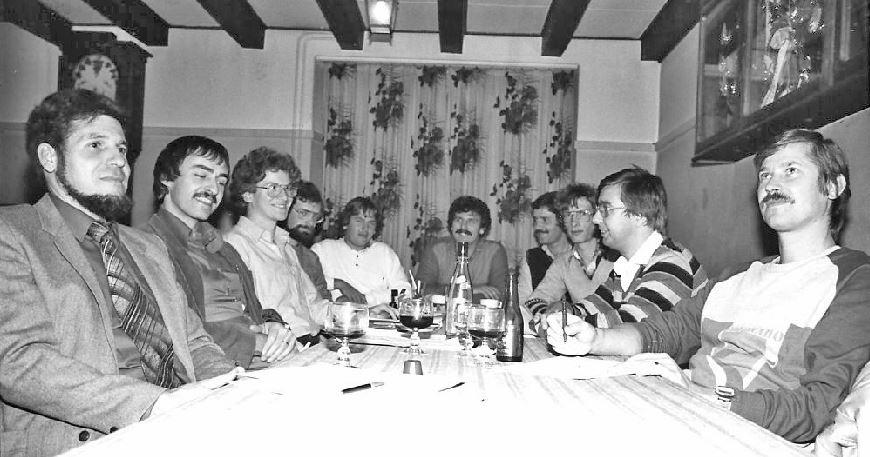 Foto der Gründungsversammlung: 29.10.1983